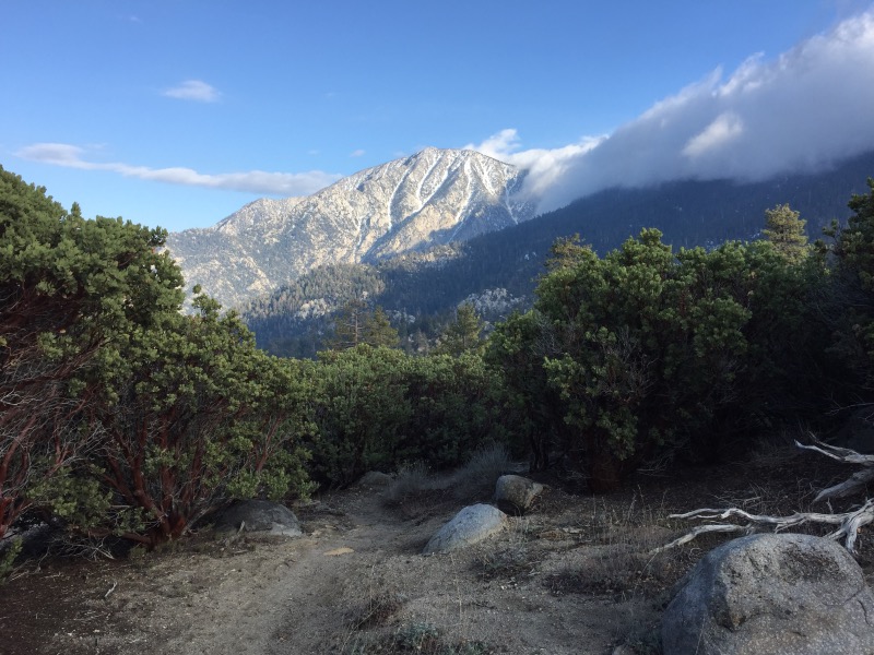 Mount San Jacinto - view from our campsite.