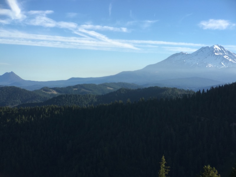 Mount Shasta - great view before descending down to I-5.